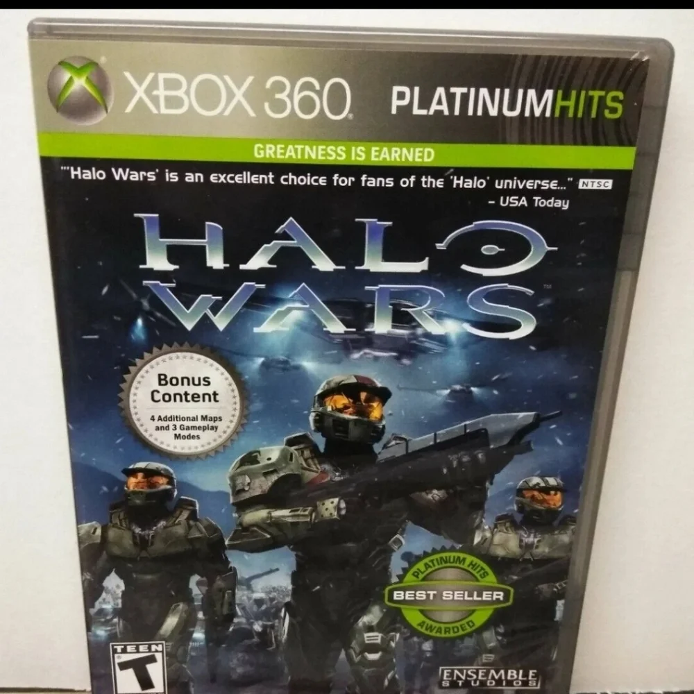 Microsoft Xbox 360 Halo Wars Platinum Hits